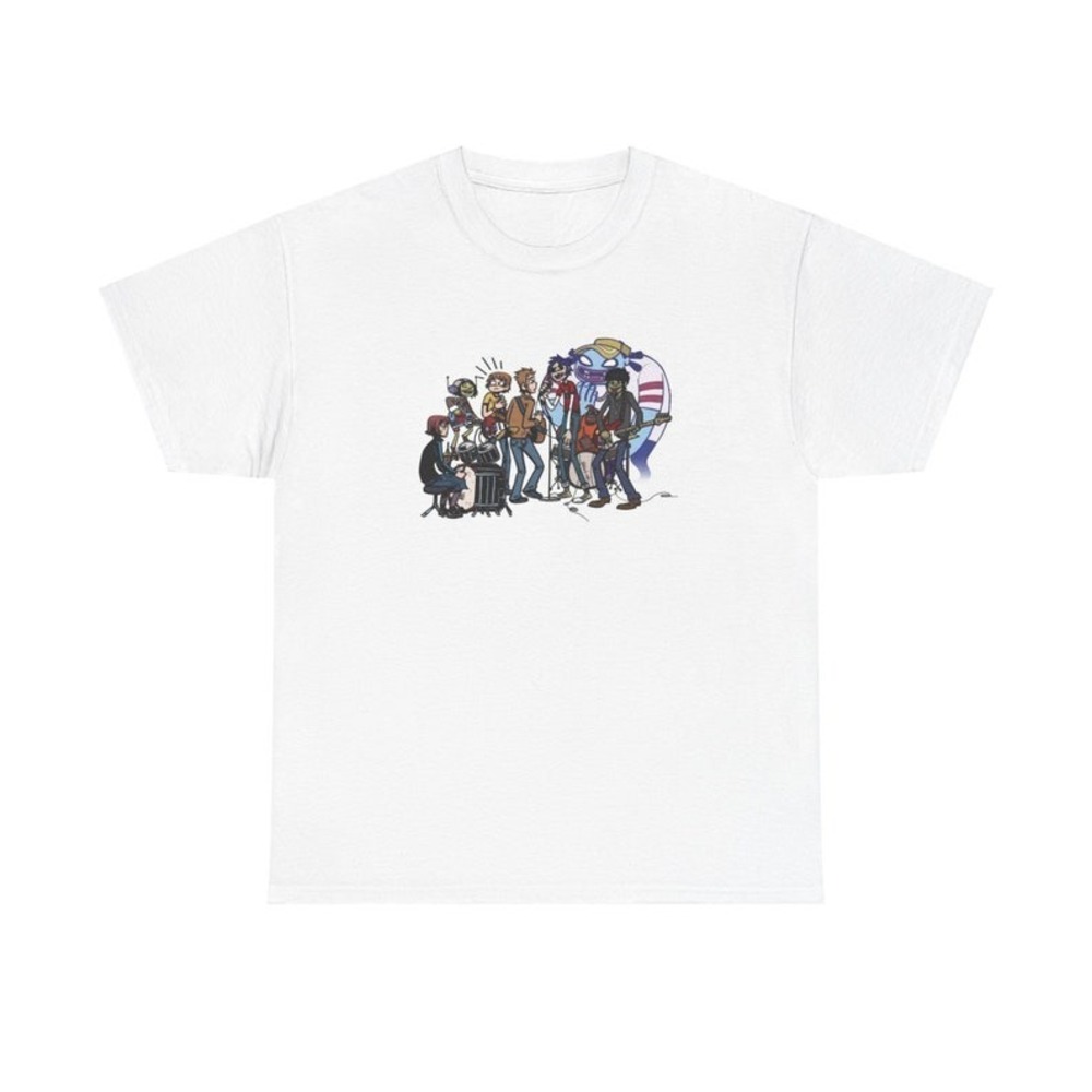 Scott Pilgrim The Gorillaz Crossover T Shirt